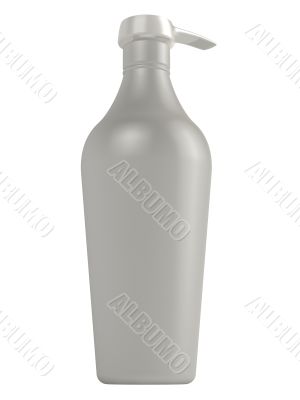White bottle for soap