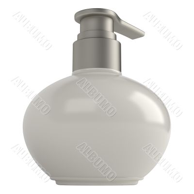Round soap bottle