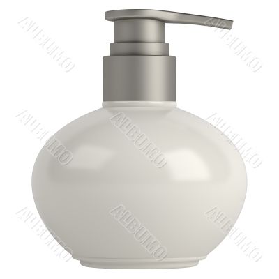 Round soap bottle