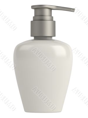 Soap glass bottle