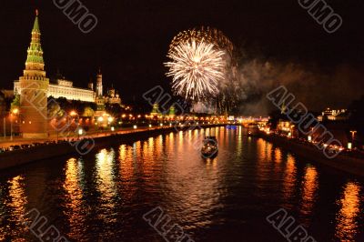 Moscow firework