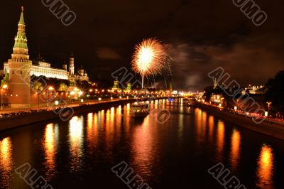 Moscow firework