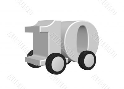 number ten on the road