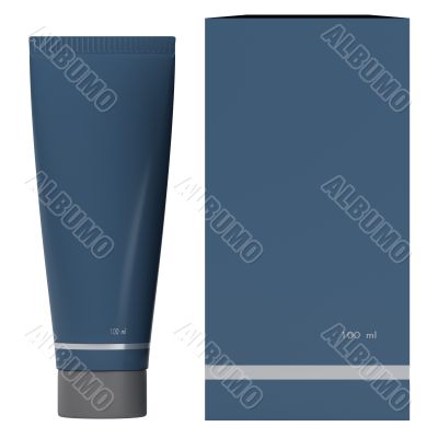 Dark blue tube 