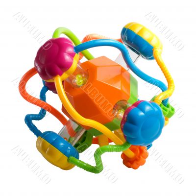 Colorful children`s plastic toy