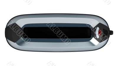 Modern silver toster