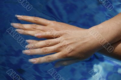 Beautiful female hands