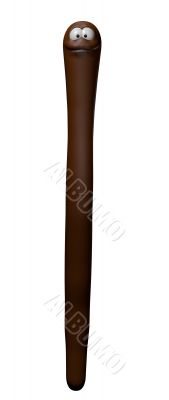 funny earthworm