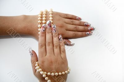 modern design with manicure