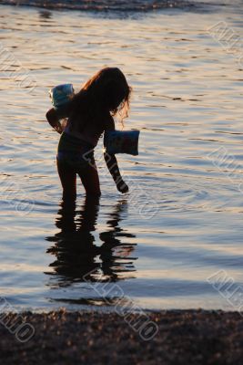 girl in the lake