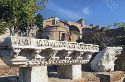 archaeological excavations in Rome