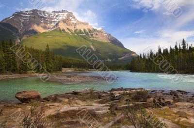 River in the Canadian Rockies