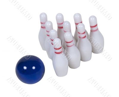 Bowling Pin and Ball