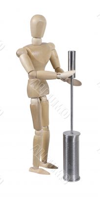 Person Churning Butter