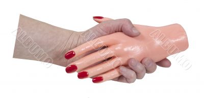 Anonymous Business Handshake 