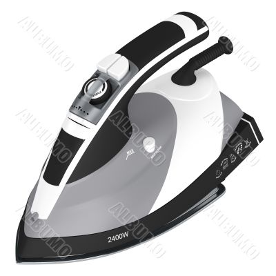 Black flat iron  electric