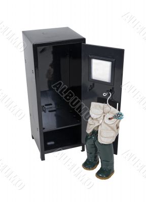 Locker with Fishing Waders