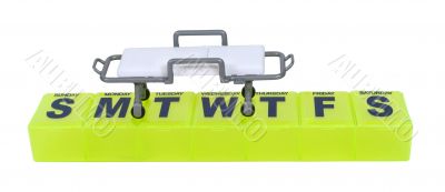 Gurney on a Large Daily Pill Minder