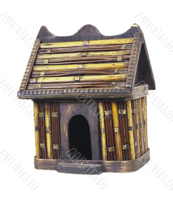 Rustic Bamboo Birdhouse