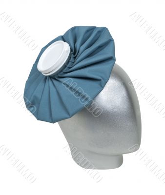 Retro Pleated Ice Pack on the Head