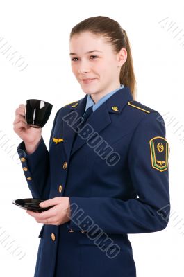 girl in uniform