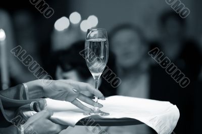 Glass of champagne