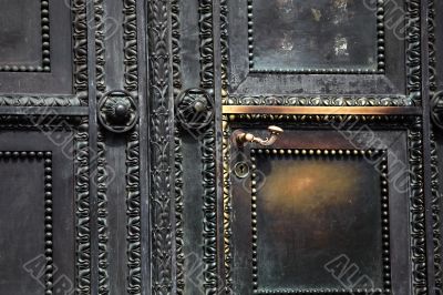copper doors