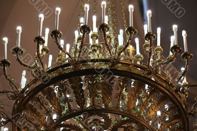 Bronze chandelier
