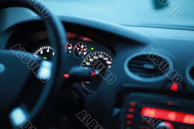 interior of the vehicle  