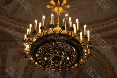 Bronze chandelier 