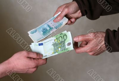 Exchange money
