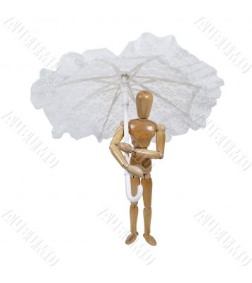 Using a Lace Umbrella