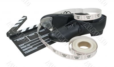 Tap Shoes with Movie Board and Tickets