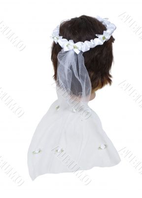 Wearing a Lace Veil