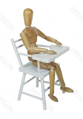 Sitting in a High Chair