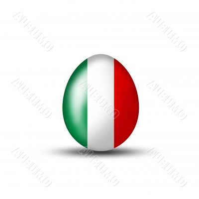 Easter with an Italian flag