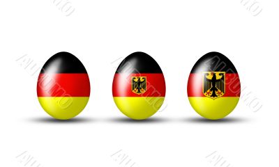 Kollektion deutscher Eier