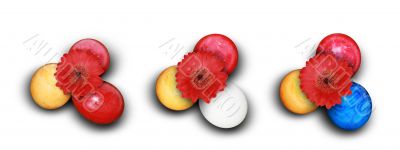 Gerbera and Easter Eggs 