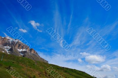 meadow and sky