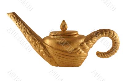 Golden teapot 
