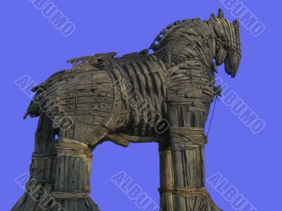 Trojan Horse in Canakkale Square,Turkey.
