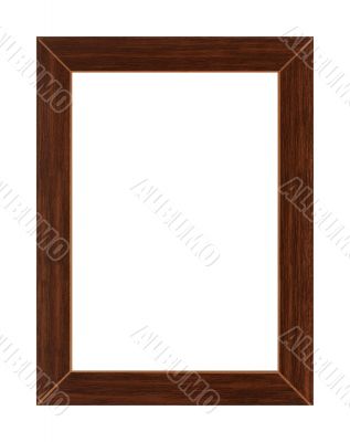 wooden picture frame - high resolution frame