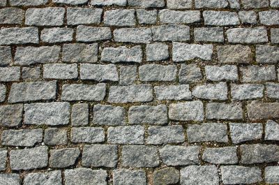 Old Cobble stone road texture