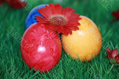 three Easter Eggs