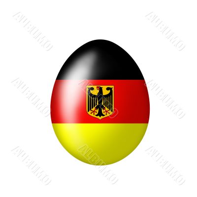 Egg with a German eagle