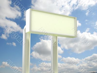Blank billboard
