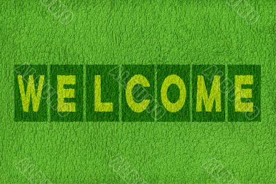 Welcome message background