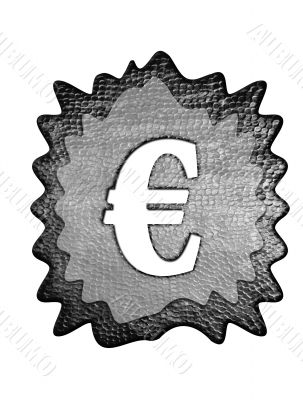 3d metal euro mark