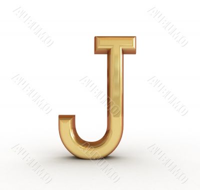 One letter of golden alphabet 