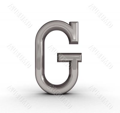 One letter of golden alphabet 